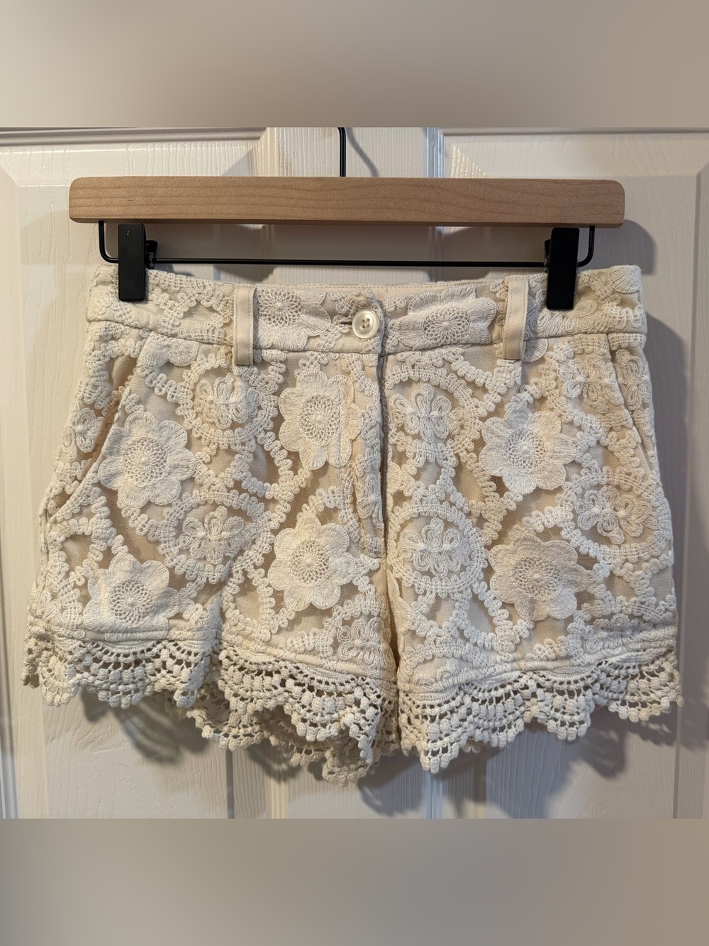 Crochet Lace Women's Shorts